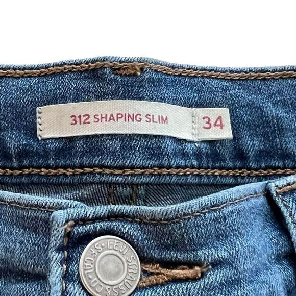 Levi's Women's 312 Shaping Slim Jeans size 34 - Picture 5 of 10